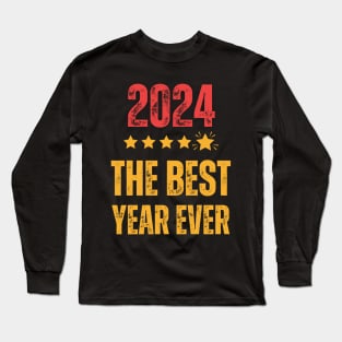 2024 5 Stars Shirt Best Year Ever T-Shirt Long Sleeve T-Shirt